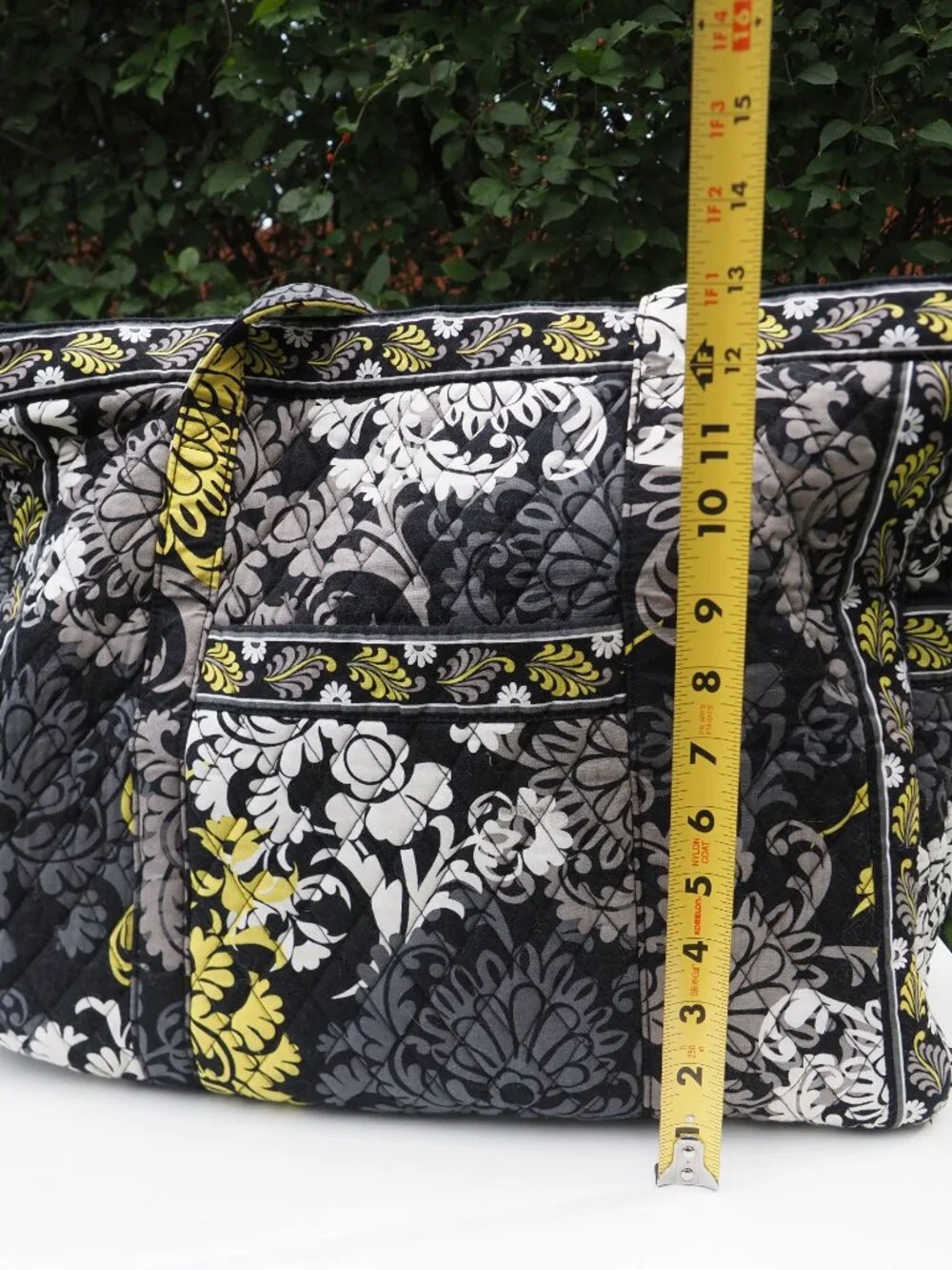 Vera Bradley Retired Baroque Floral Weekender Large Tote Bag